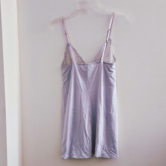 LA PERLA Studio Chemise Dress Slip Lavender Sheer Lace Design size 3 - Picture 4 of 16